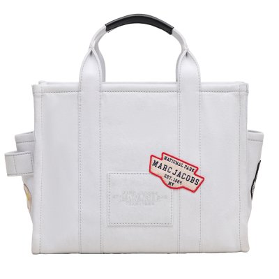 THE CAMP PATCHWORK DENIM MEDIUM TOTE BAG
